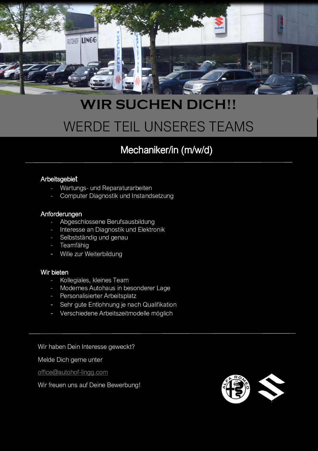 Stellenanzeige Mechaniker