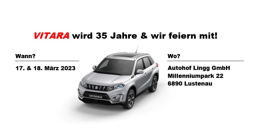 Vitara wird 35